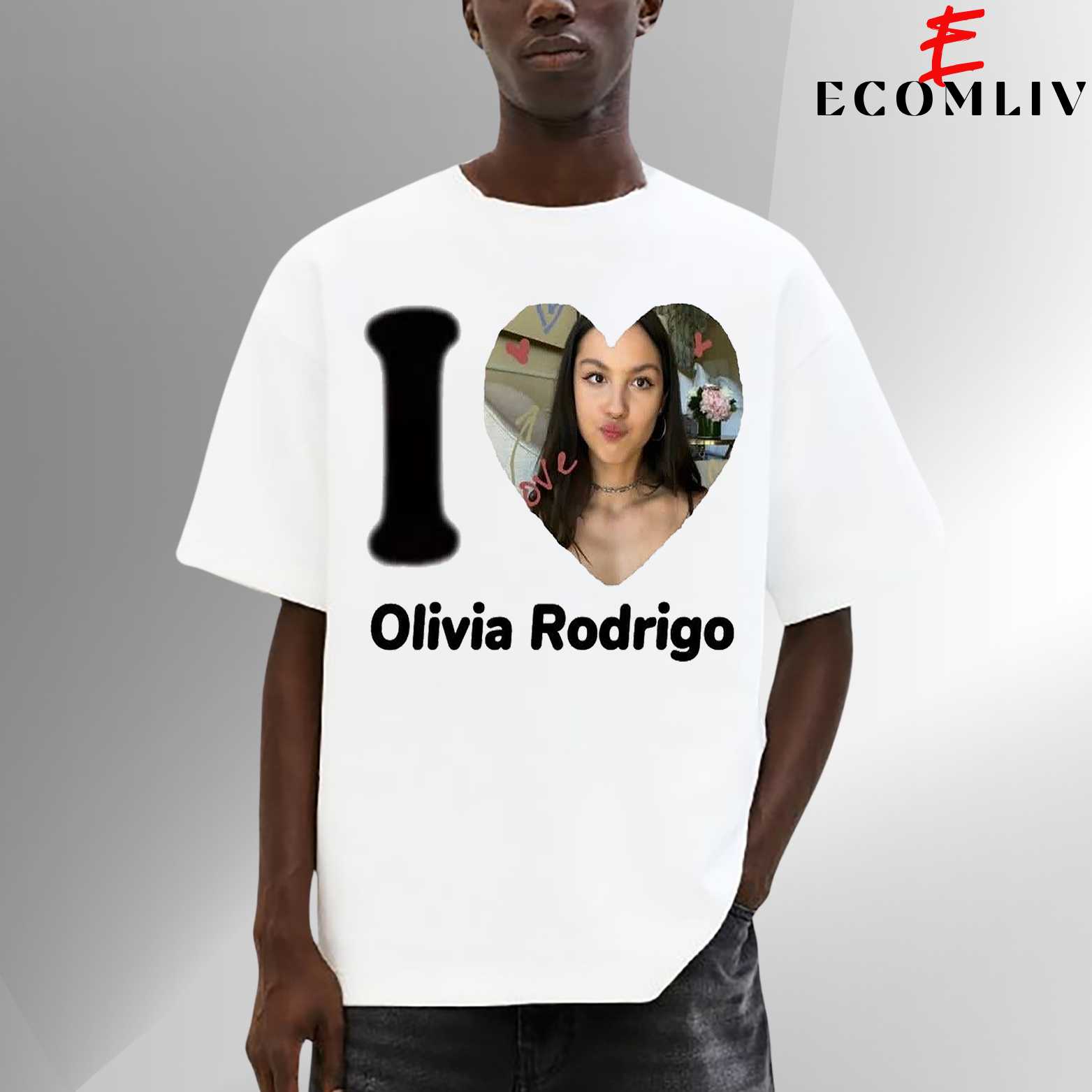 I Love Olivia Rodrigo T-Shirt, Unisex Graphic Tee